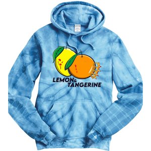 Lemon And Tangerine Bullet Train Tie Dye Hoodie