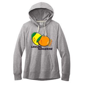 Lemon And Tangerine Bullet Train Women's Fleece Hoodie