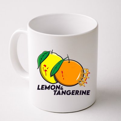 Lemon And Tangerine Bullet Train Coffee Mug