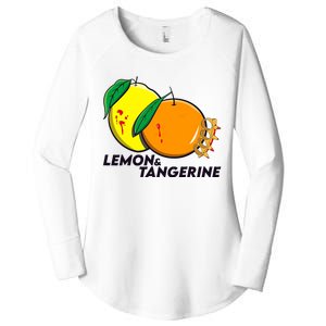 Lemon And Tangerine Bullet Train Women's Perfect Tri Tunic Long Sleeve Shirt