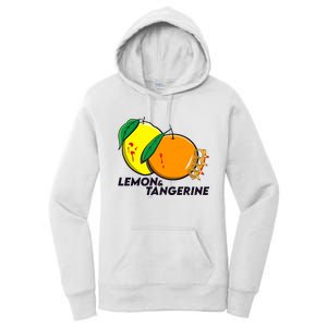 Lemon And Tangerine Bullet Train Women's Pullover Hoodie