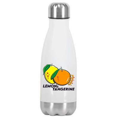 Lemon And Tangerine Bullet Train Stainless Steel Insulated Water Bottle