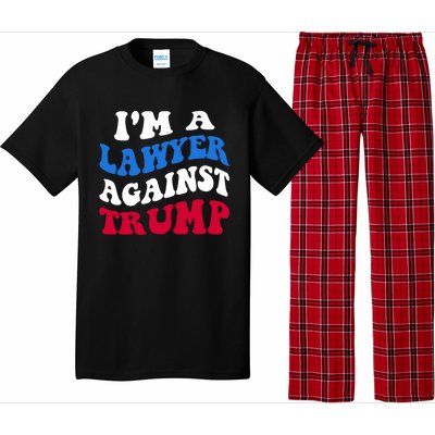 Lawyer Against Trump Democrat 2024 Elections Antitrump Gift Pajama Set