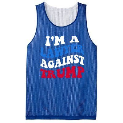 Lawyer Against Trump Democrat 2024 Elections Antitrump Gift Mesh Reversible Basketball Jersey Tank