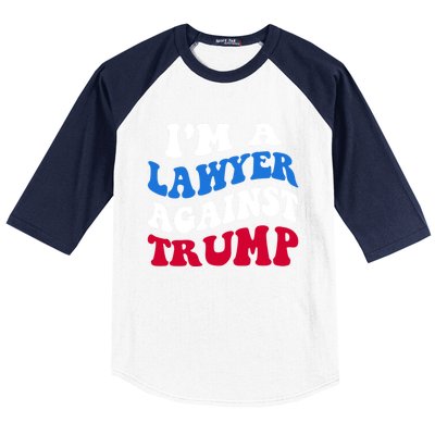 Lawyer Against Trump Democrat 2024 Elections Antitrump Gift Baseball Sleeve Shirt