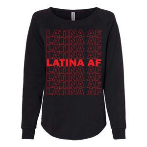 Latina Af Spanish Pride Womens California Wash Sweatshirt