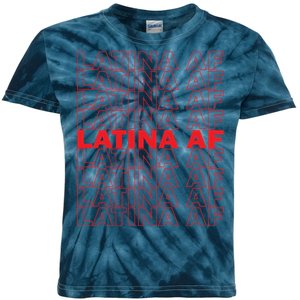 Latina Af Spanish Pride Kids Tie-Dye T-Shirt