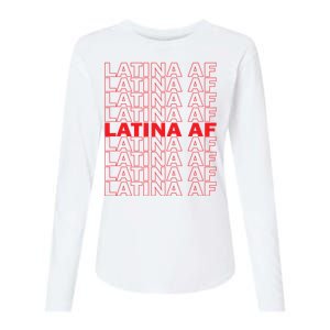 Latina Af Spanish Pride Womens Cotton Relaxed Long Sleeve T-Shirt