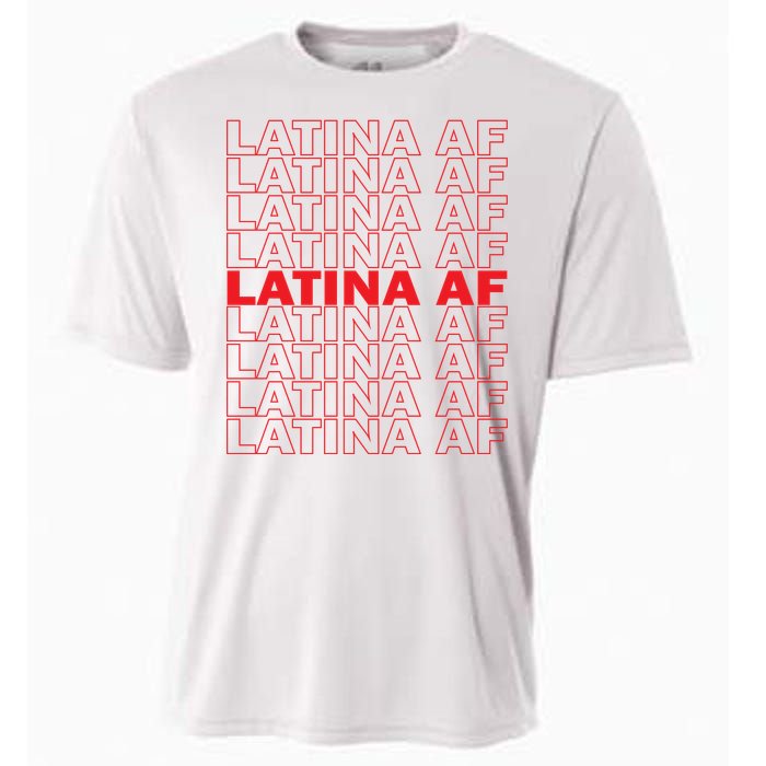 Latina Af Spanish Pride Cooling Performance Crew T-Shirt