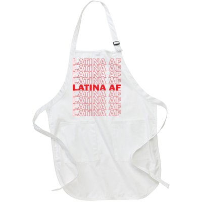 Latina Af Spanish Pride Full-Length Apron With Pockets