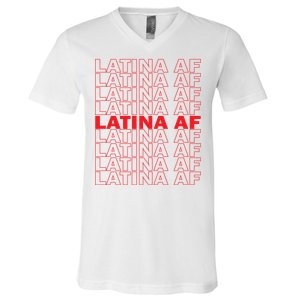 Latina Af Spanish Pride V-Neck T-Shirt