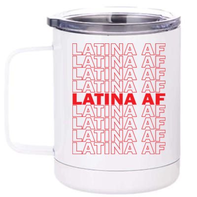 Latina Af Spanish Pride 12 oz Stainless Steel Tumbler Cup