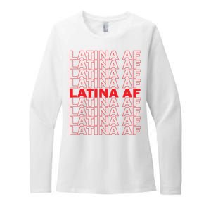 Latina Af Spanish Pride Womens CVC Long Sleeve Shirt