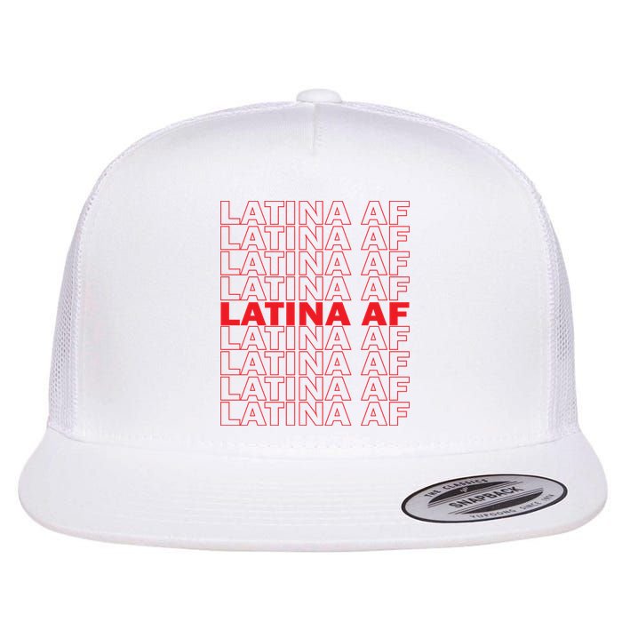 Latina Af Spanish Pride Flatbill Hat