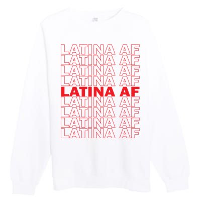 Latina Af Spanish Pride Premium Crewneck Sweatshirt