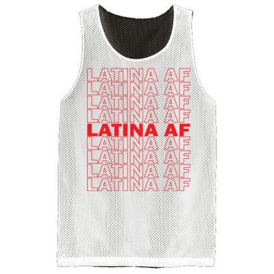 Latina Af Spanish Pride Mesh Reversible Basketball Jersey Tank