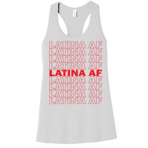 Latina Af Spanish Pride Women's Racerback Tank