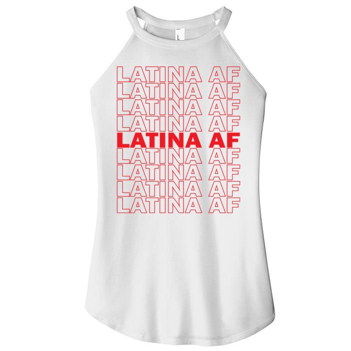 Latina Af Spanish Pride Women's Perfect Tri Rocker Tank