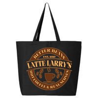 Latte Larry's Better Beans Hot Coffee & Real Scones Emblem 25L Jumbo Tote