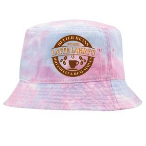 Latte Larry's Better Beans Hot Coffee & Real Scones Emblem Tie-Dyed Bucket Hat