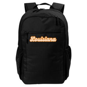 Louisiana America Usa State Retro Daily Commute Backpack