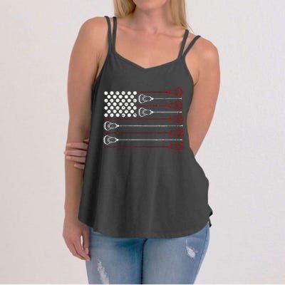 Lacrosse American USA Flag Women's Strappy Tank