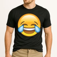 Laughing out Loud Emoticon Emoji Smiley Crying Cooling Performance Crew T-Shirt