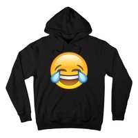 Laughing out Loud Emoticon Emoji Smiley Crying Hoodie