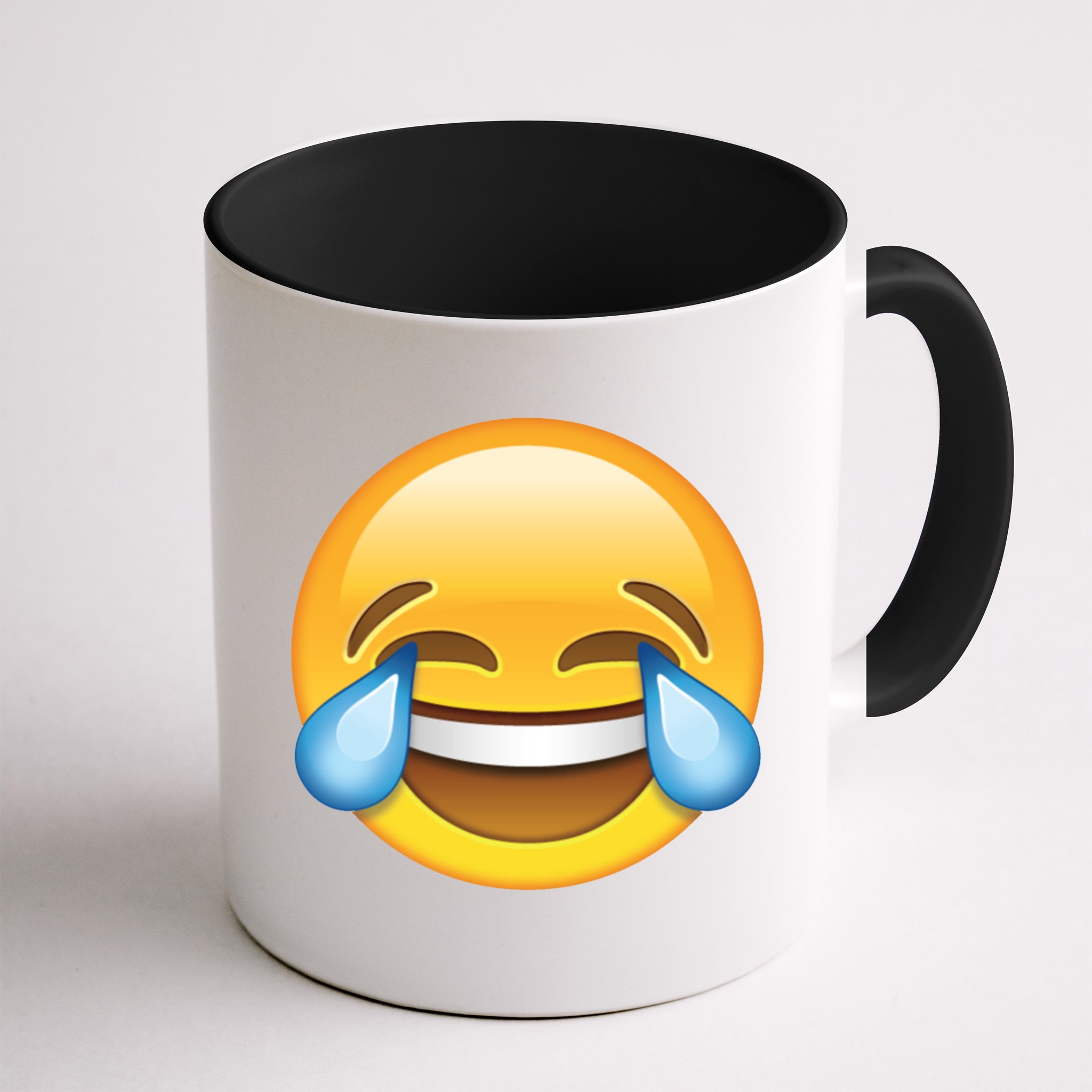 Laughing out Loud Emoticon Emoji Smiley Crying Mug