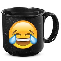Laughing out Loud Emoticon Emoji Smiley Crying 15oz Campfire Ceramic Mug