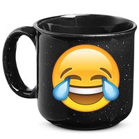 Laughing out Loud Emoticon Emoji Smiley Crying 15oz Campfire Ceramic Mug
