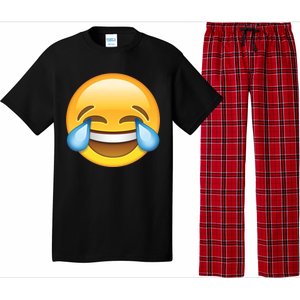 Laughing out Loud Emoticon Emoji Smiley Crying Pajama Set