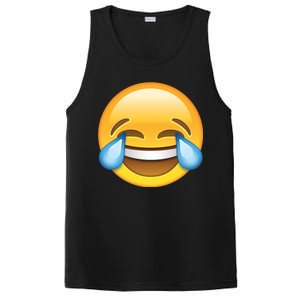 Laughing out Loud Emoticon Emoji Smiley Crying PosiCharge Competitor Tank