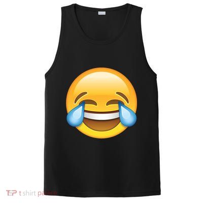 Laughing out Loud Emoticon Emoji Smiley Crying PosiCharge Competitor Tank