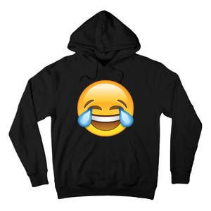 Laughing out Loud Emoticon Emoji Smiley Crying Tall Hoodie