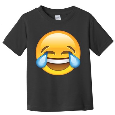 Laughing out Loud Emoticon Emoji Smiley Crying Toddler T-Shirt