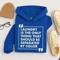 Laundry Is The Only Thing That Should Be Separated By Color Hoodie