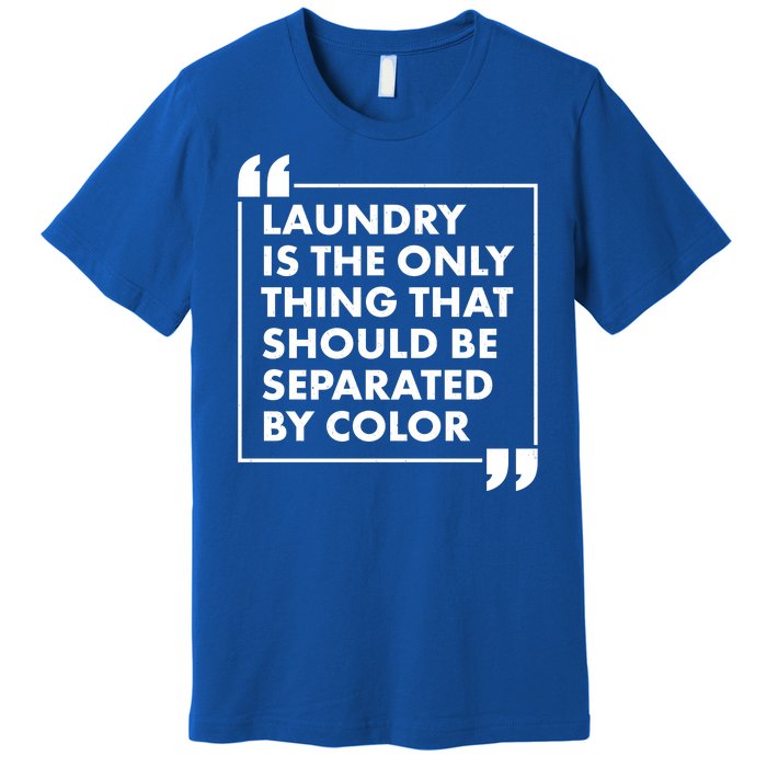 Laundry Is The Only Thing That Should Be Separated By Color Premium T-Shirt