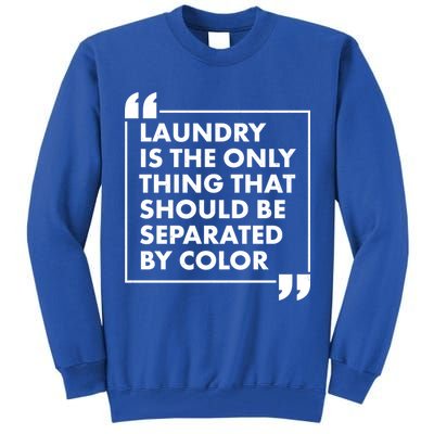 Laundry Is The Only Thing That Should Be Separated By Color Tall Sweatshirt