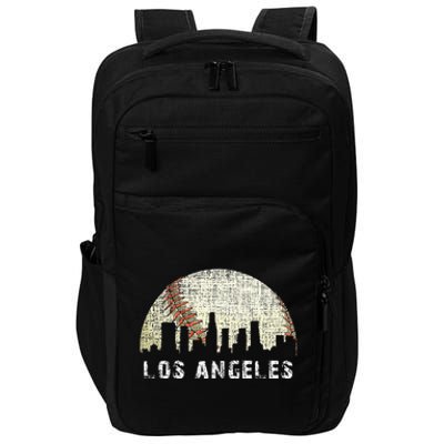 Los Angeles Vintage Baseball Distressed Gameday Retro Impact Tech Backpack