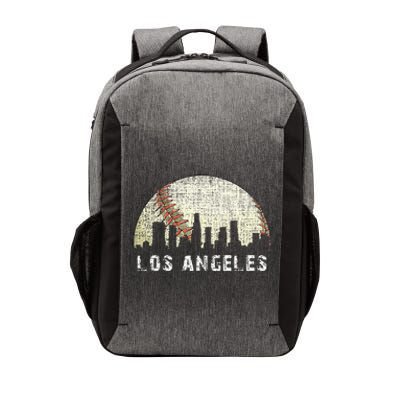 Los Angeles Vintage Baseball Distressed Gameday Retro Vector Backpack