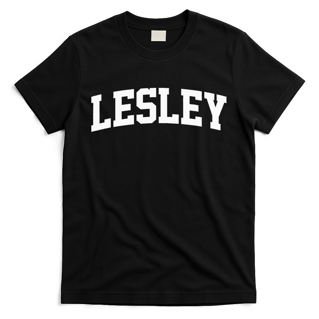 Lesley Arch Vintage College Athletic Sport T-Shirt