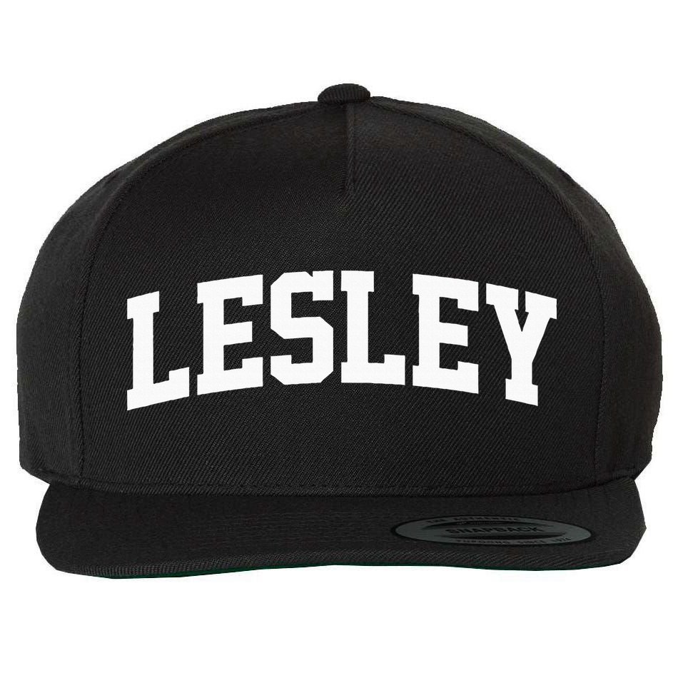 Lesley Arch Vintage College Athletic Sport Wool Snapback Cap