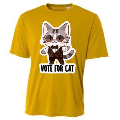 Leo Ambrose Vote For Cat Cooling Performance Crew T-Shirt