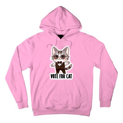 Leo Ambrose Vote For Cat Hoodie