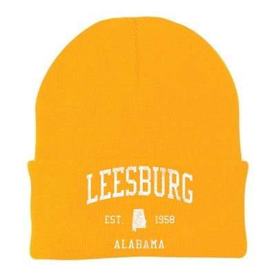 Leesburg AL Vintage Athletic Sports JS01 Knit Cap Winter Beanie