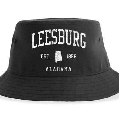 Leesburg AL Vintage Athletic Sports JS01 Sustainable Bucket Hat