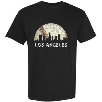 Los Angeles Vintage Baseball Game Day Garment-Dyed Heavyweight T-Shirt