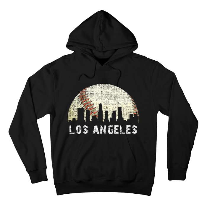 Los Angeles Vintage Baseball Game Day Hoodie