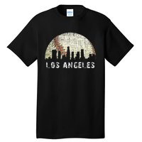 Los Angeles Vintage Baseball Game Day Tall T-Shirt